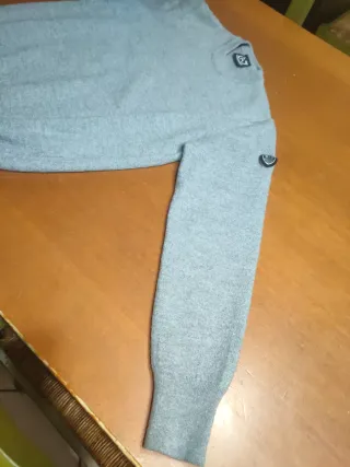 Maglioncino EA7 ragazzo grigio