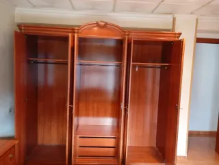 Armario 6 puertas madera con espejos