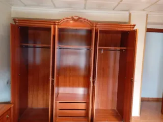 Armario 6 puertas madera con espejos