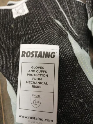 10 pares de Guantes ROSTAING negros y grises