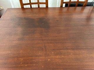 Mesa y 4 sillas madera Banak