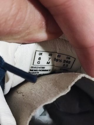 Zapatillas Clarks Sprint Lace Nobuk Azul Marino