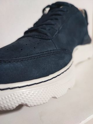 Zapatillas Clarks Sprint Lace Nobuk Azul Marino