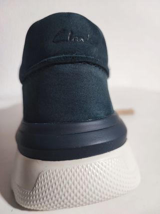 Zapatillas Clarks Sprint Lace Nobuk Azul Marino