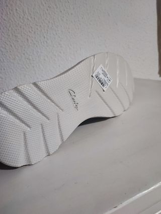 Zapatillas Clarks Sprint Lace Nobuk Azul Marino