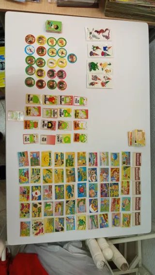 Colección de Lotería, cromos, pegatinas, almanaque