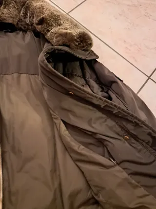 Giaccone Canadiens donna con collo di pelliccia