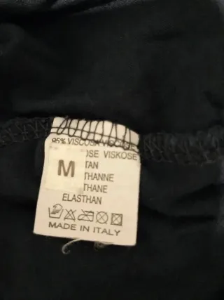 Blusa elegante blu/argento