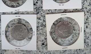 5 pezzi Lire Antimagnetiche Vittorio Emanuele III