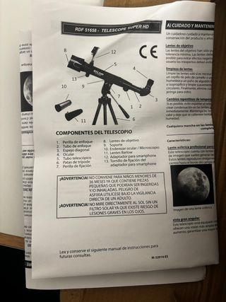 Telescopio Micro Planet Super HD tienda 100 euros