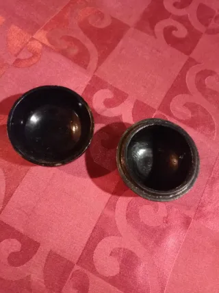 Caixa de madeira pintada estilo oriental