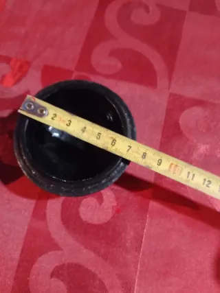 Caixa de madeira pintada estilo oriental