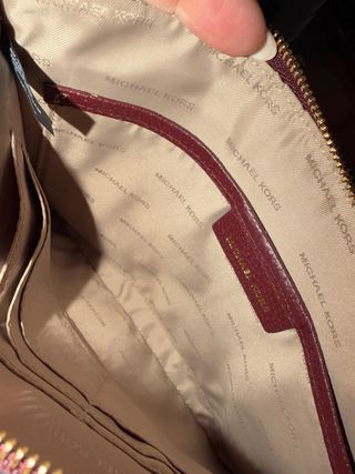 Cartera Michael Kors Roja Piel