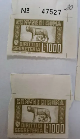 Lotti Francobolli Comunali Roma