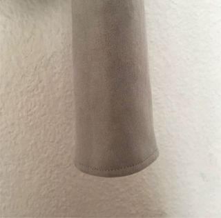 Chaqueta River Island efecto piel gris