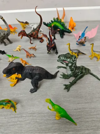 Lote dinosaurios juguete