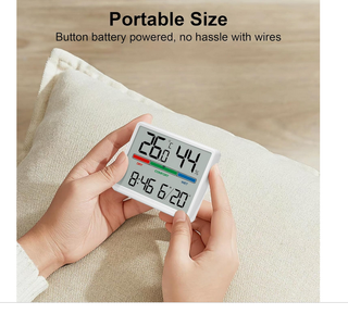 Despertador digital LCD termómetro higrómetro NEW