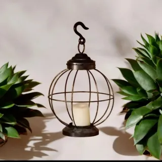 Candelabro de hierro forjado