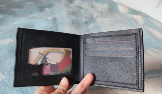 Portafoglio nero da uomo