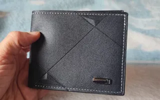 Portafoglio nero da uomo