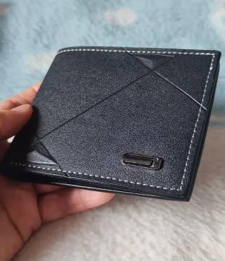 Portafoglio nero da uomo