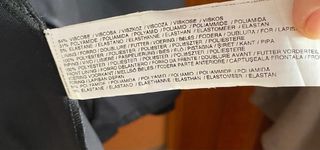 Vestido Mango Beige y Negro