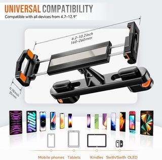 Supporto per tablet da auto 360o - regolabile