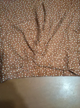 Camicetta donna corta a pois