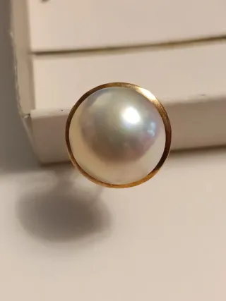 Pendientes Perla Japonesa Oro 18K