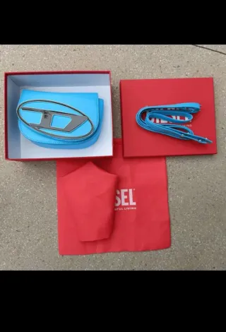 Borsa Diesel Bianca e Rossa