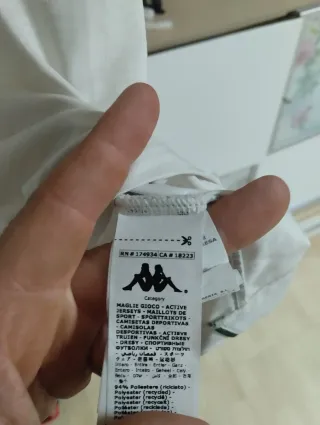 Camiseta Kappa Niza B. Nguene 49 original