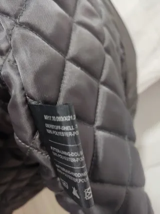 Abrigo Reset Talla 54 Negro/Gris