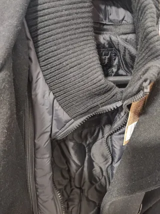 Abrigo Reset Talla 54 Negro/Gris