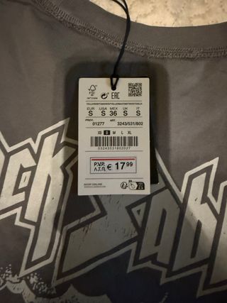 Camiseta Black Sabbath Talla S Nueva