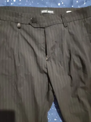 Pantaloni Antony Morato Gessati Neri TG M