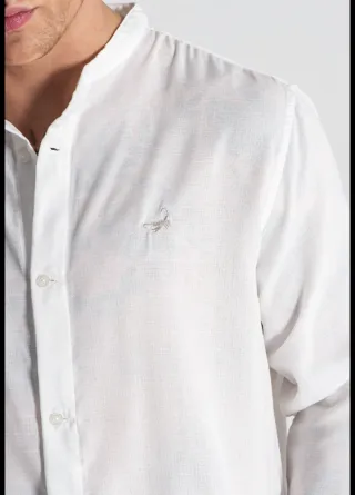 Camisa GIANNI KELVIN Blanca Manga Larga