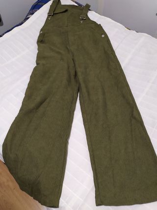 Pantalón delantal pana