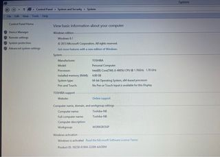 Portátil Toshiba Satellite C70-B-212