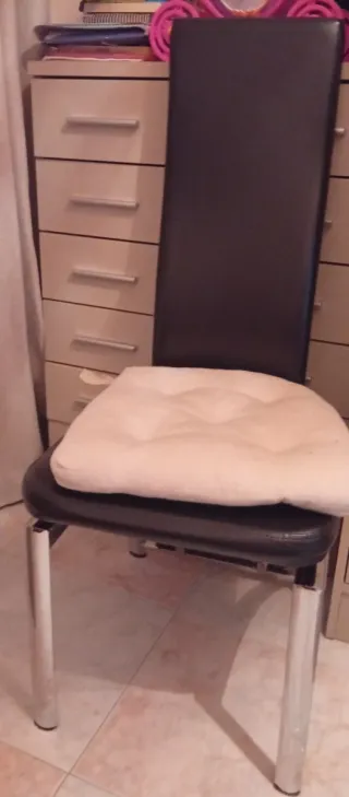 Juego 4 Sillas Comedor Metal