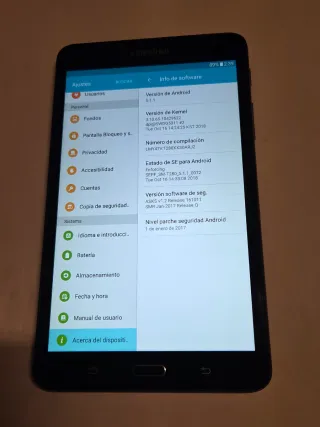 Samsung Galaxy Tab A6 (SM-T280) Negra
