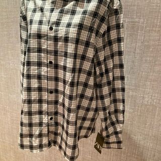 Camisa Zara Cuadros Blanco y Negro