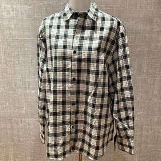 Camisa Zara Cuadros Blanco y Negro