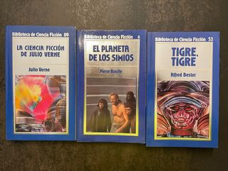 Lote de 3 libros Biblioteca de Ciencia Ficción