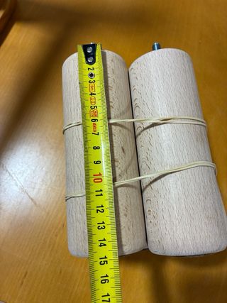 Gambe in legno per mobili (4 pz)