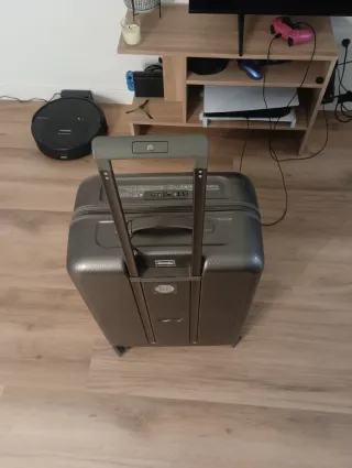 Maleta Delsey Gris Rígida