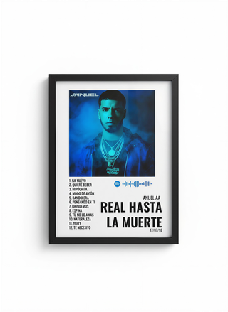 Cuadro Anuel AA Real Hasta la Muerte