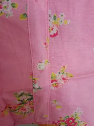 Camisa Springfield flores rosa Talla XS
