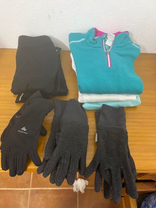 Ropa térmica esquí montaña 8 años