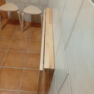 Mesa plegable Ikea madera abedul