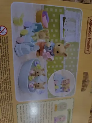 Sylvanian Families Bebés Trillizos Baño
